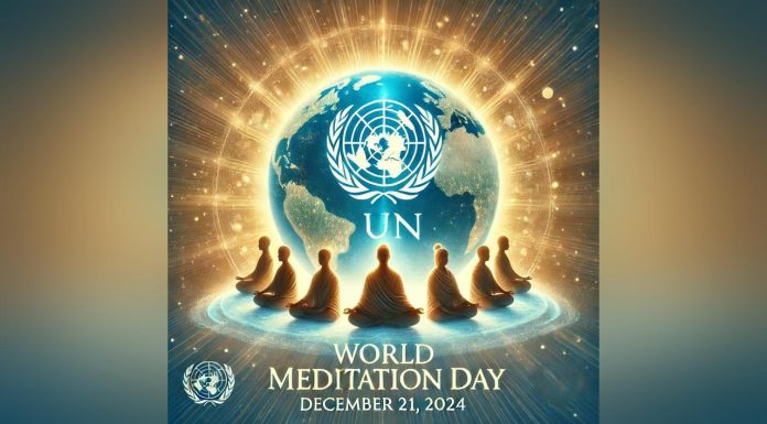 United Nations holds first World Meditation Day United Nations holds first World Meditation Day