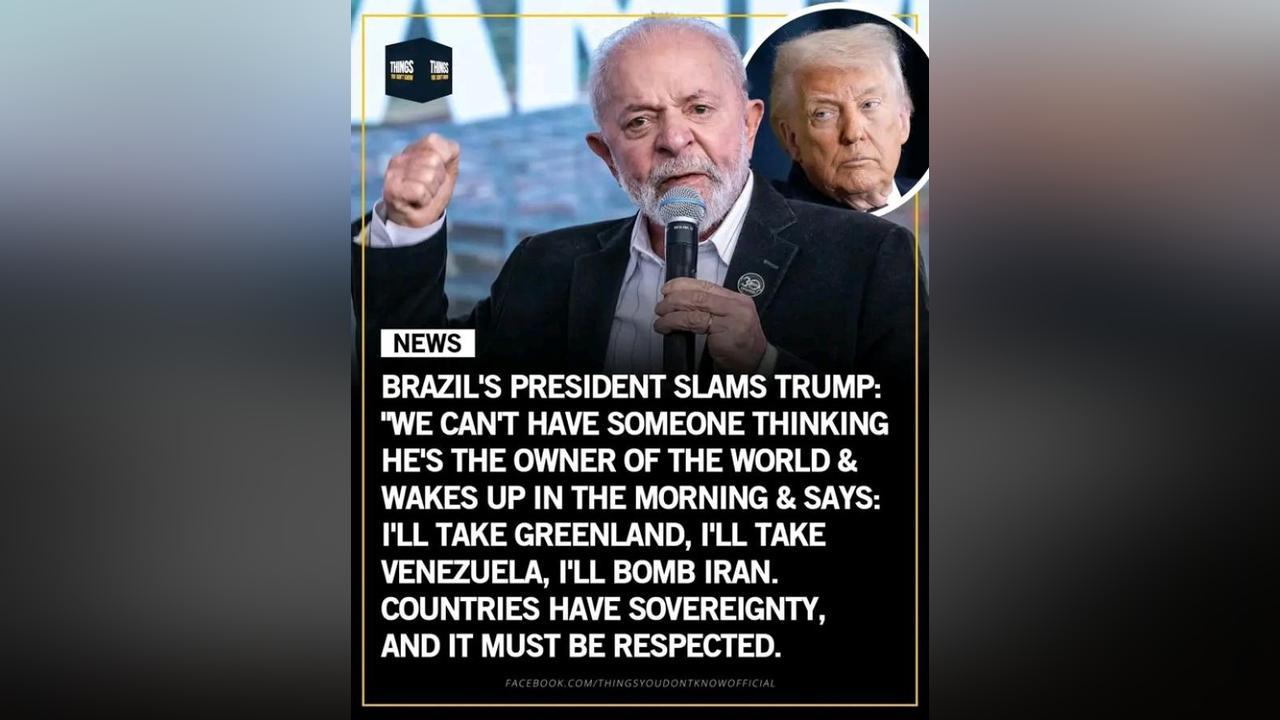 Trump Claims to Protect Free World Amid Brazil's Critique Trump Claims to Protect Free World Amid Brazil's Critique