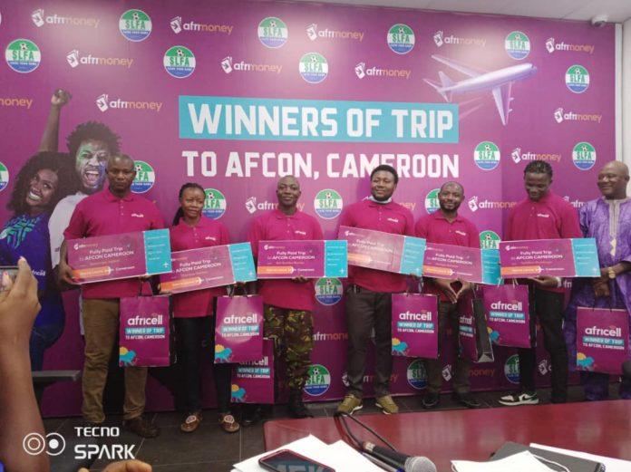 AFRICELL UNVEILS 6 WINNERS OF THE AFCON PROMO