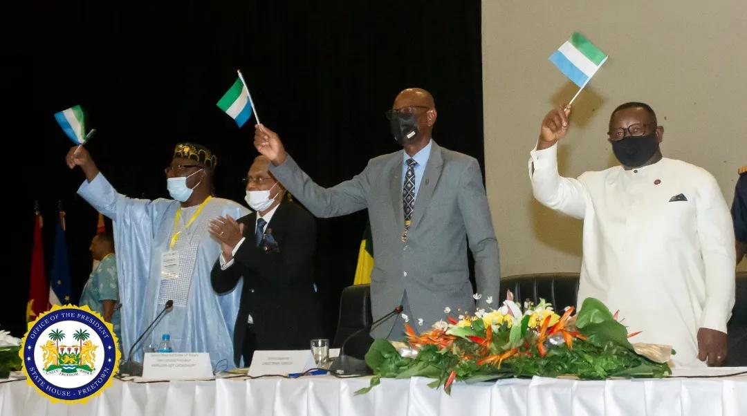 Sierra Leone’s President Julius Maada Bio Addresses Ninth District Conference of Rotary 9101, Says It’s a Viable Partner for Delivering Development Sierra Leone’s President Julius Maada Bio Addresses Ninth District Conference of Rotary 9101, Says It’s a Viable Partner for Delivering Development