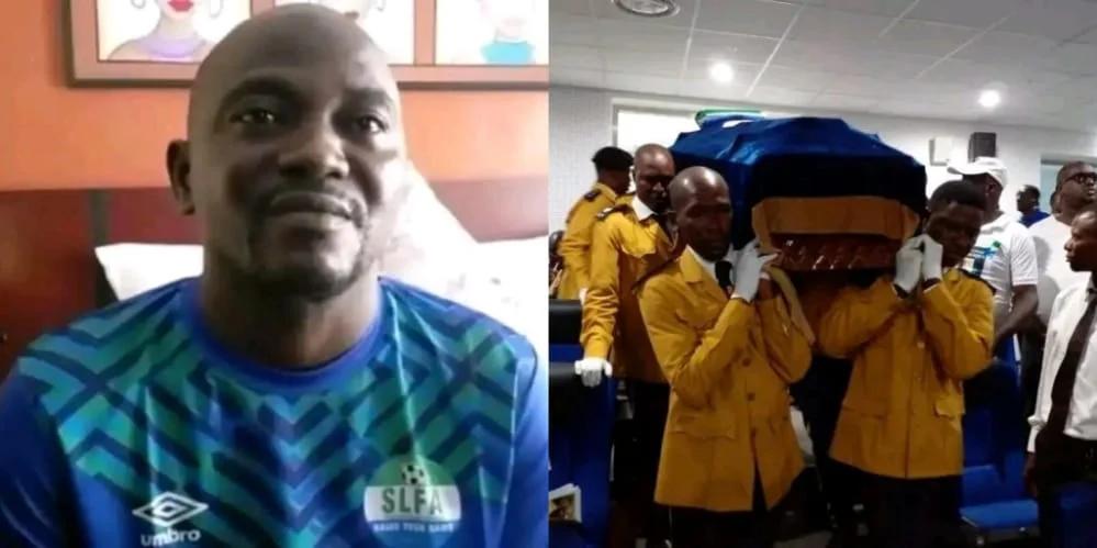 Tears as Legendary Leone Stars Footballer Junior Tumbu Set to be Laid to Rest