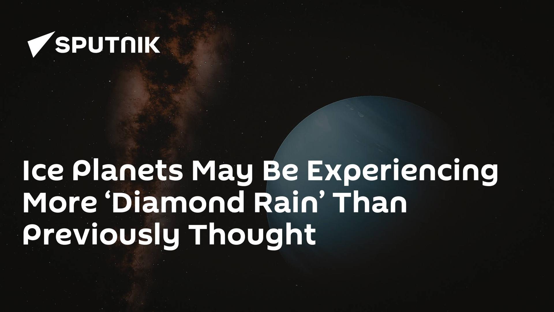 Ice Planets May Be Experiencing More ‘Diamond Rain’ Than Previously Thought Ice Planets May Be Experiencing More ‘Diamond Rain’ Than Previously Thought