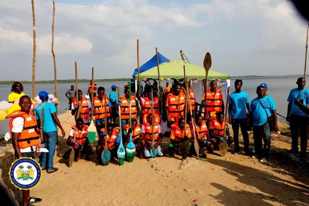 Sierra Leone’s President Julius Maada Bio Revives Canoe Race in Bonthe ...