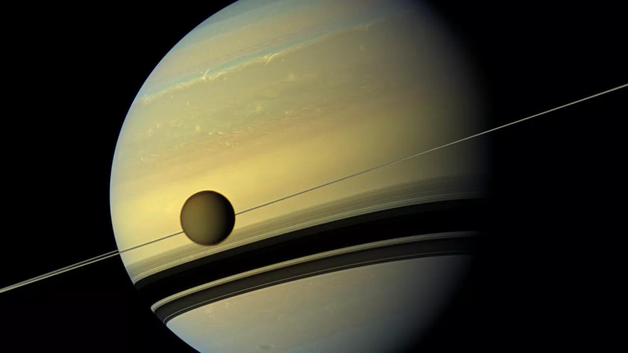 Secrets of Saturn Moon's Atmosphere Probed by James Webb Space Telescope Secrets of Saturn Moon's Atmosphere Probed by James Webb Space Telescope