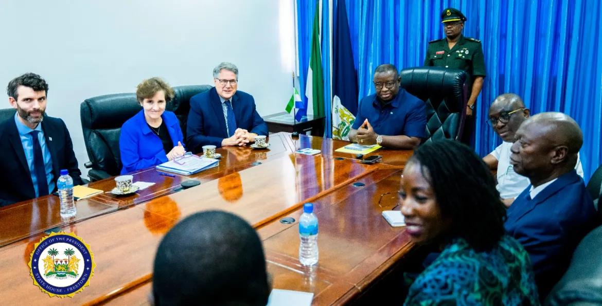 Sierra Leone’s President Julius Maada Bio Meets MCC’s Delegation ...