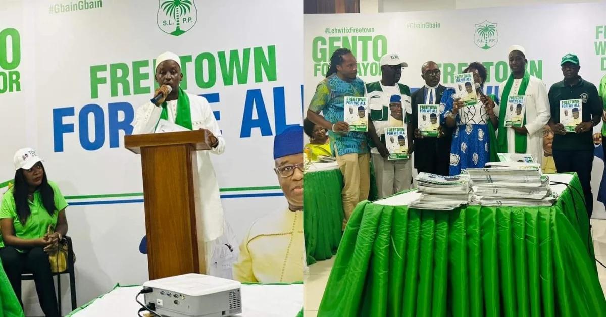 Mohamed Gento Kamara Unveils “Freetown For We All” Manifesto Mohamed Gento Kamara Unveils “Freetown For We All” Manifesto