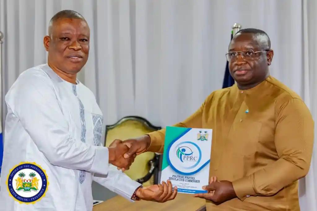 Julius Maada Bio Receives Annual Report on Activities of PPRC, Says Commission’s Impartiality is Very Important Julius Maada Bio Receives Annual Report on Activities of PPRC, Says Commission’s Impartiality is Very Important