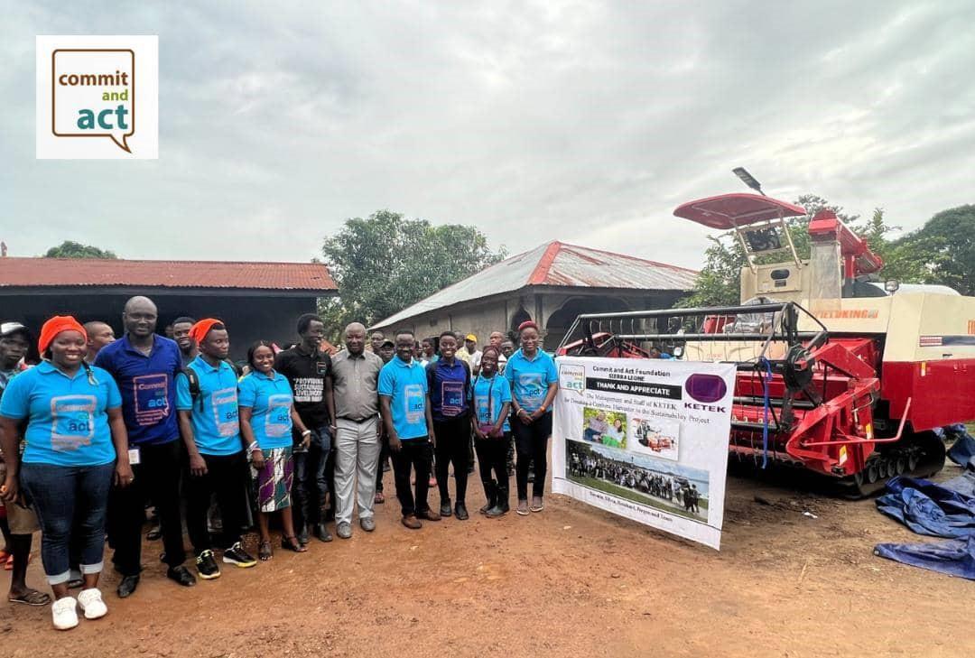 Commit and Act SL Unveils Multi-Crop Combine Harvester to Boost Agriculture Commit and Act SL Unveils Multi-Crop Combine Harvester to Boost Agriculture