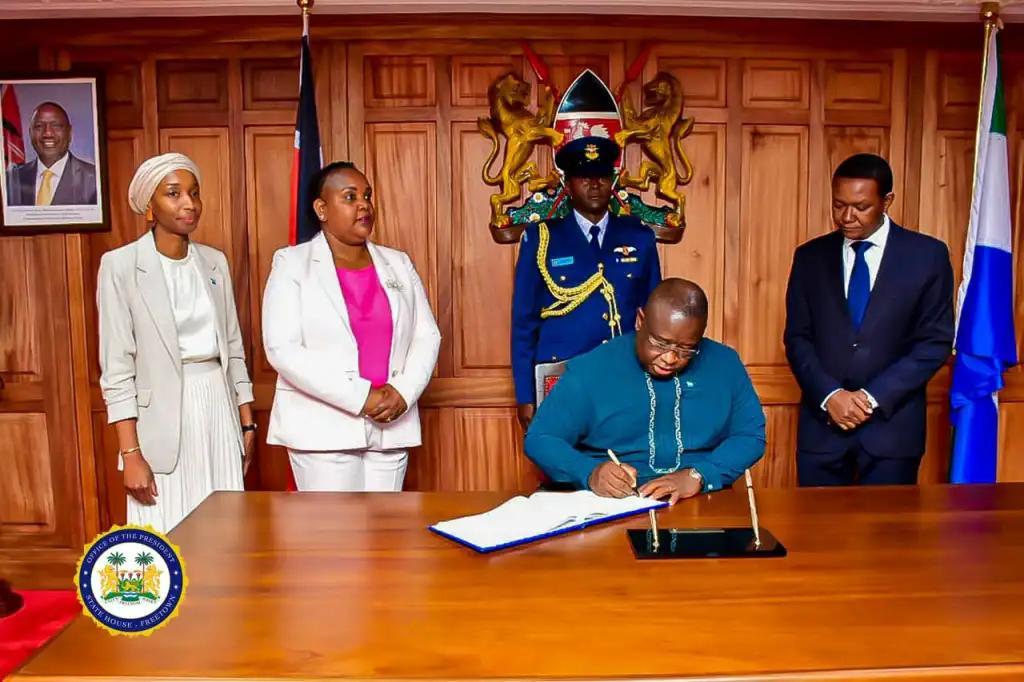 Julius Maada Bio Arrives Nairobi for Africa Climate Summit to Present Country’s Position, Efforts at Climate Change Mitigation Julius Maada Bio Arrives Nairobi for Africa Climate Summit to Present Country’s Position, Efforts at Climate Change Mitigation