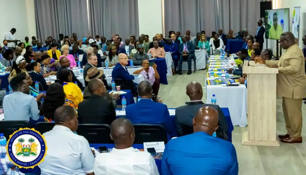 Julius Maada Bio Commits 10% National Budgetary Allocation to Feed Salone, Says Government is Prioritising Investment in Agriculture Julius Maada Bio Commits 10% National Budgetary Allocation to Feed Salone, Says Government is Prioritising Investment in Agriculture