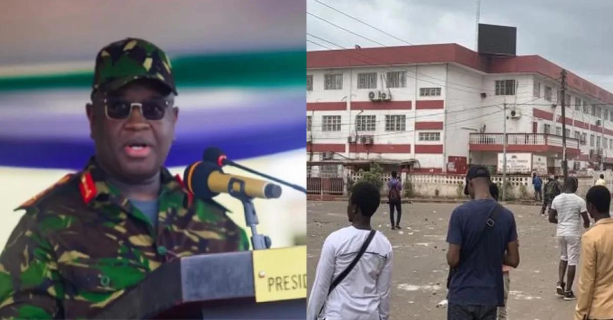 President Bio Denies Election Day Violence at APC Headquarters President Bio Denies Election Day Violence at APC Headquarters