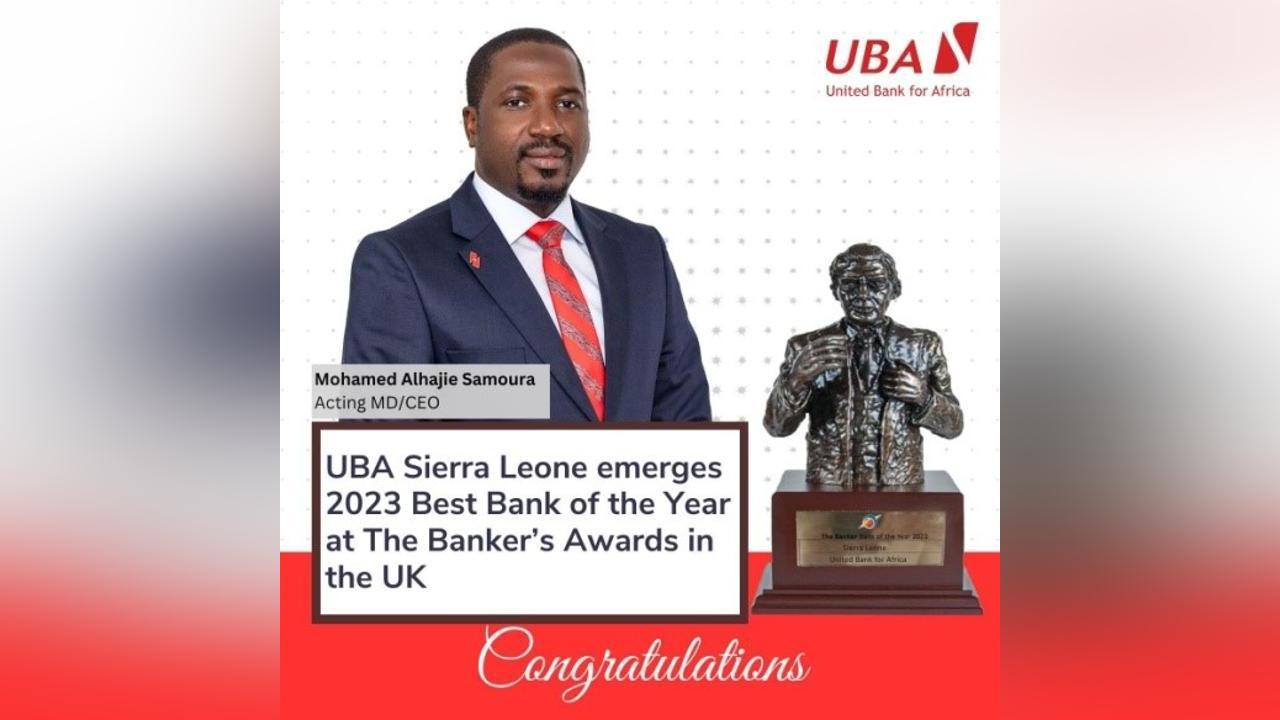 Uba Sierra Leone Honored As Best Bank In Prestigious Bankers Awards Sierra Leone 1070