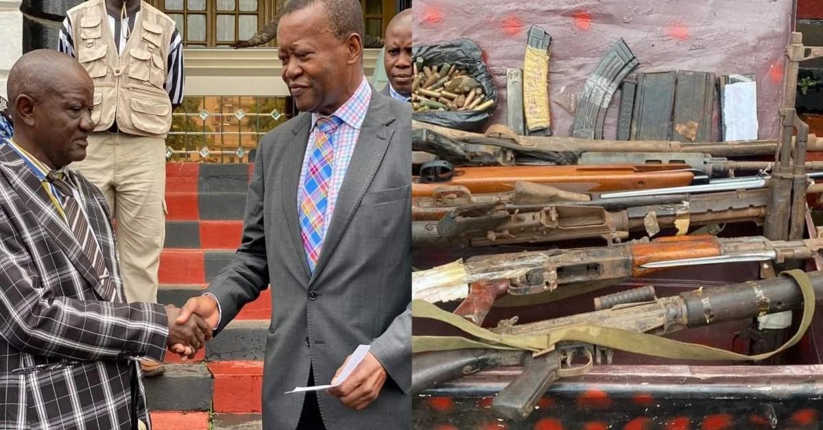 Judiciary Hands Over Assorted Weapons to Small Arms Commission for Disposal Judiciary Hands Over Assorted Weapons to Small Arms Commission for Disposal