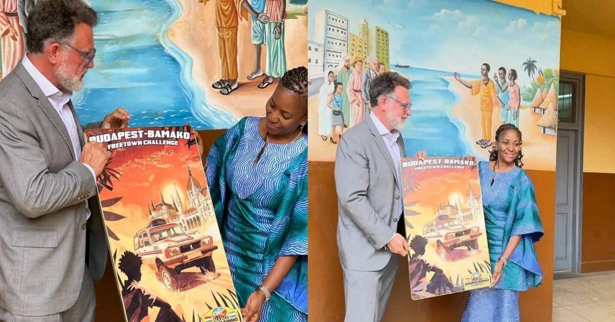 Budapest-Bamako Rally CEO Presents Plaque to Minister Tunis, Celebrates Sierra Leone as Hub for Global Adventure Tourism Budapest-Bamako Rally CEO Presents Plaque to Minister Tunis, Celebrates Sierra Leone as Hub for Global Adventure Tourism
