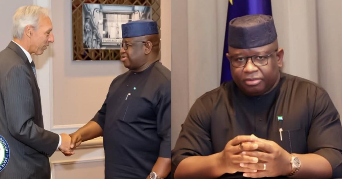 EU Envoy Meets ECOWAS Chairman President Bio in Brussels