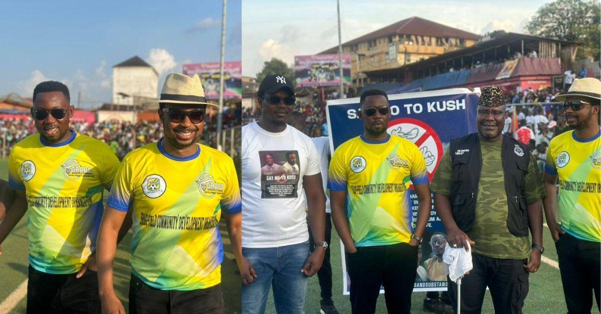 Sannoh Warns Youth Against Kush at Grassfield-Rokel Match Sannoh Warns Youth Against Kush at Grassfield-Rokel Match
