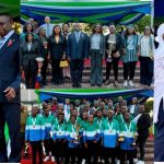 SLFA President Kamara Presents Champions to President Bio SLFA President Kamara Presents Champions to President Bio