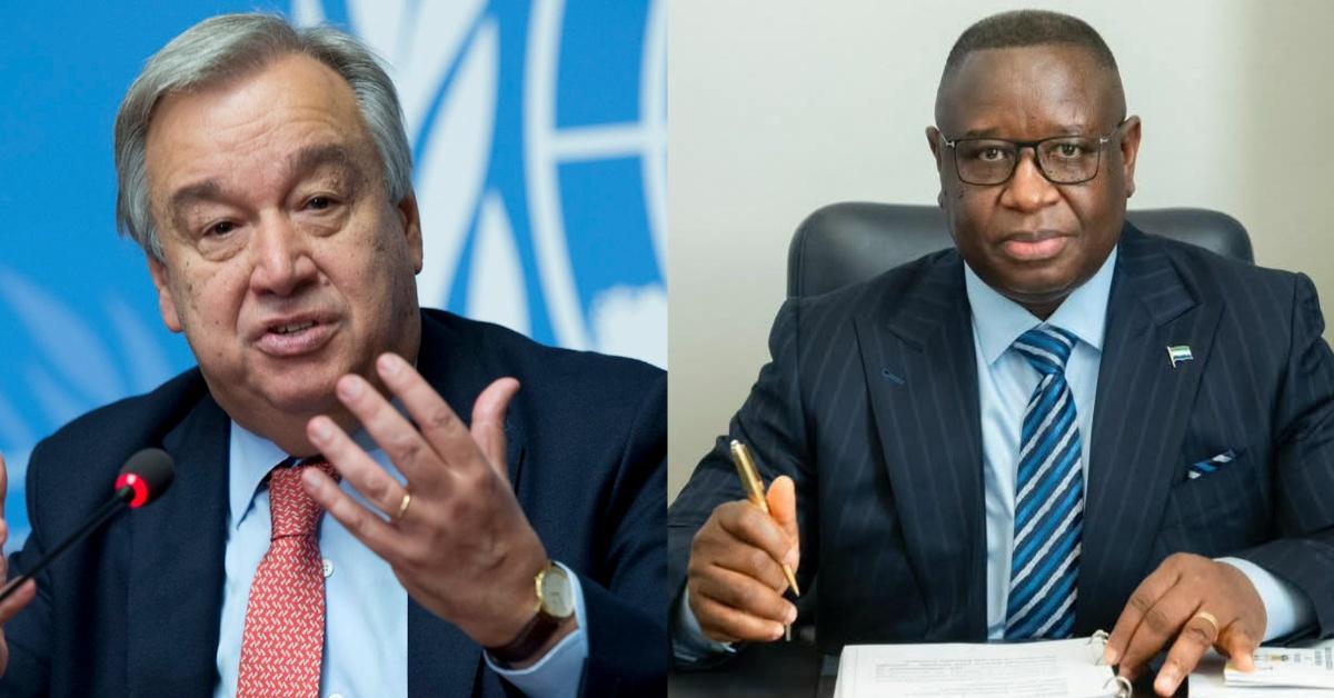 UN Chief Congratulates President Bio on Council Role UN Chief Congratulates President Bio on Council Role