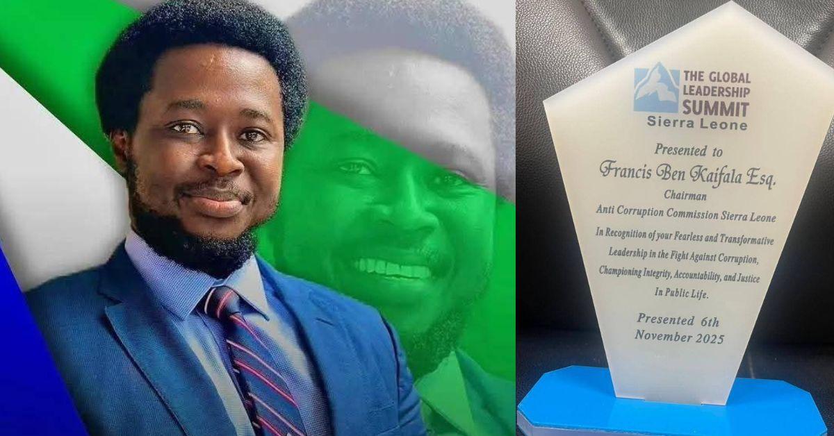 ACC Commissioner Francis Ben Kaifala Honored at Summit ACC Commissioner Francis Ben Kaifala Honored at Summit