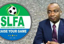 Babadi Kamara Marks 100 Days as SLFA President Babadi Kamara Marks 100 Days as SLFA President