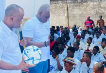 SLFA Distributes 8,420 Footballs to Schools Nationwide SLFA Distributes 8,420 Footballs to Schools Nationwide