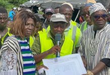 Moped and Ecowas Hand Over Wai Cross-Border Market Project Moped and Ecowas Hand Over Wai Cross-Border Market Project