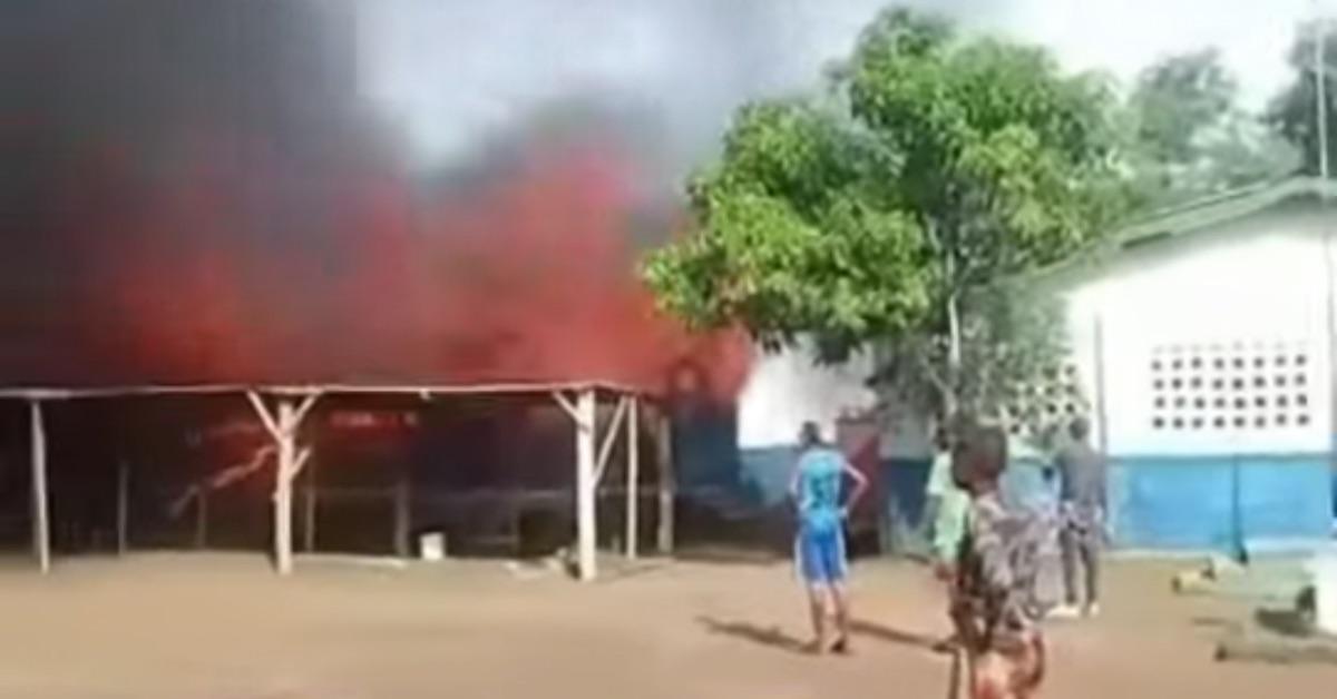 Fire Destroys Kambia Secondary School Classrooms Fire Destroys Kambia Secondary School Classrooms