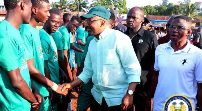 VP Juldeh Jalloh Launches Aberdeen Football Finale VP Juldeh Jalloh Launches Aberdeen Football Finale
