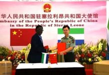 Chinese Embassy Donates Equipment to Sierra Leone Committee Chinese Embassy Donates Equipment to Sierra Leone Committee