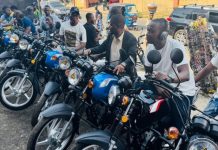 Chief Minister Supports SLPP Youth Leaders with Motorbikes Chief Minister Supports SLPP Youth Leaders with Motorbikes