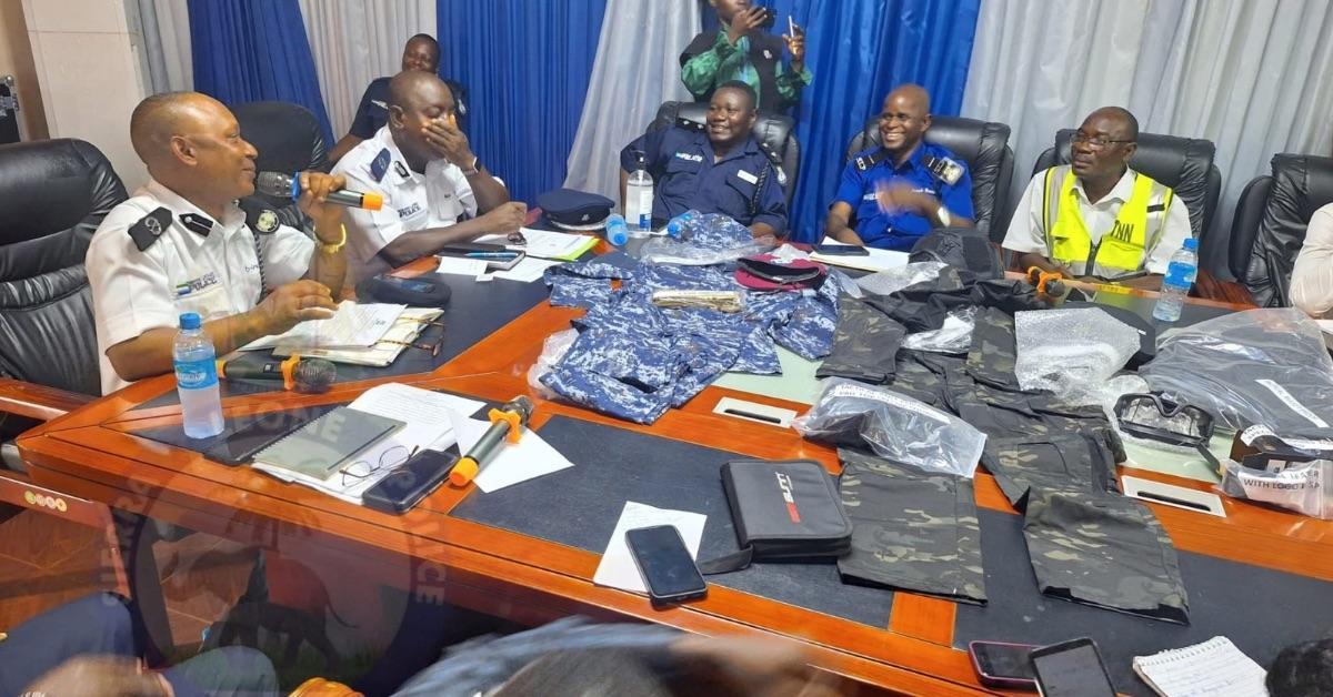 Sierra Leone Police Unveils New Uniform and Drones Sierra Leone Police Unveils New Uniform and Drones