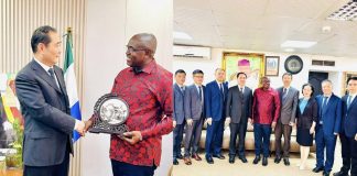 Chinese Delegation from Anhui Visits Sierra Leone Parliament Chinese Delegation from Anhui Visits Sierra Leone Parliament