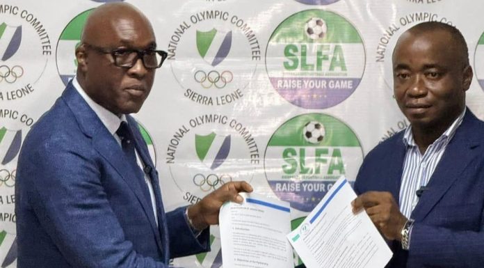 SLFA Signs First Anti-Doping MOU with NOC SLFA Signs First Anti-Doping MOU with NOC