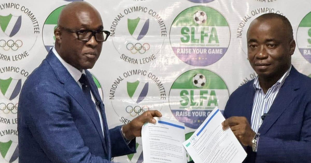 SLFA Signs First Anti-Doping MOU with NOC SLFA Signs First Anti-Doping MOU with NOC