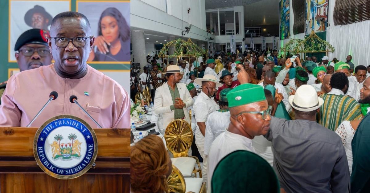 President Bio Swears In New SLPP Executives And Calls For Unity President Bio Swears In New SLPP Executives And Calls For Unity