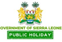 List of Public Holidays in Sierra Leone in 2026 List of Public Holidays in Sierra Leone in 2026