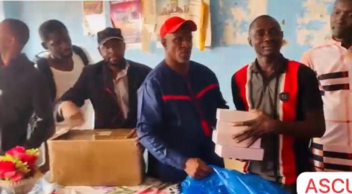 APC National Chief Whip Timbo Distributes Party ID Cards to Members in Falaba District APC National Chief Whip Timbo Distributes Party ID Cards to Members in Falaba District