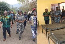 IGP Sellu and UNDP Evaluate Police Training Academy IGP Sellu and UNDP Evaluate Police Training Academy