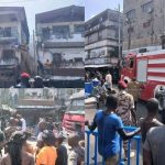 Fire Outbreak Destroys Shops on ECOWAS Street Freetown Fire Outbreak Destroys Shops on ECOWAS Street Freetown