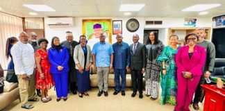 ECOWAS Court Delegation Honors Speaker Thomas Visit ECOWAS Court Delegation Honors Speaker Thomas Visit