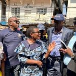 Mayor Aki-Sawyerr Inspects Fire Damage on ECOWAS Street Mayor Aki-Sawyerr Inspects Fire Damage on ECOWAS Street