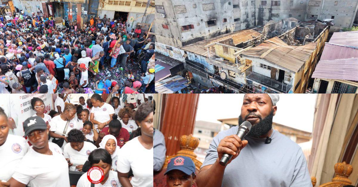 Jagaban Supports ECOWAS Fire Victims and Promises Aid Jagaban Supports ECOWAS Fire Victims and Promises Aid