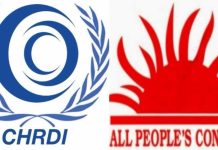 Recent CHRDI Survey Reveals APC Boycott Disapproval Recent CHRDI Survey Reveals APC Boycott Disapproval