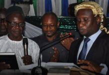 Hon Mohamed Festus Lansana Sworn in as Kenema MP Hon Mohamed Festus Lansana Sworn in as Kenema MP