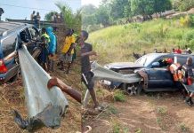 Ghastly Car Crash Kills Two Along Kono-Makeni Highway Near Matotoka Ghastly Car Crash Kills Two Along Kono-Makeni Highway Near Matotoka