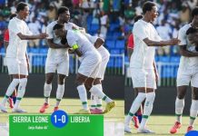 Leone Stars Lead Liberia 1-0 in International Friendly Leone Stars Lead Liberia 1-0 in International Friendly