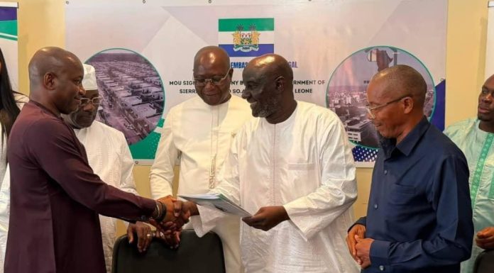 Sierra Leone and South Africa Sign MoU for Housing Sierra Leone and South Africa Sign MoU for Housing