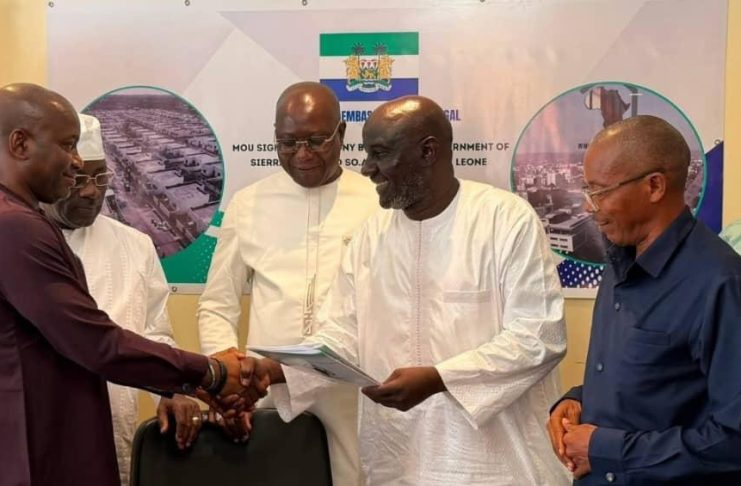 Sierra Leone and South Africa Sign MoU for Housing Sierra Leone and South Africa Sign MoU for Housing