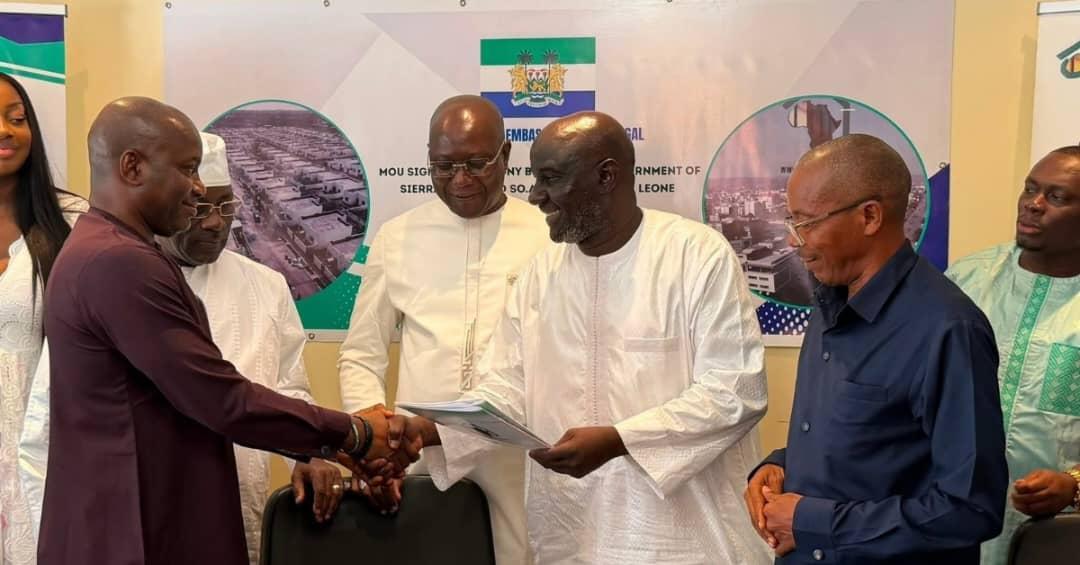 Sierra Leone and South Africa Sign MoU for Housing Sierra Leone and South Africa Sign MoU for Housing