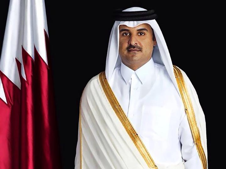 أمير دولة قطر ونائبه يهنئان رئيس الجمهورية بمناسبة الذكرى 62 لعيد الاستقلال البلاد